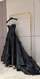 Classy Elegant A Line Sweetheart Marine Ball Dresses Long Dinner Formal Gowns Black With Flowers Prom Dresses Evening Outfit HZ0311