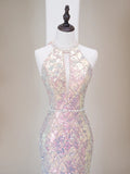 Glitter Mermaid Sweetheart With Straps Sequin Long Prom Dresses Formal Gowns Inspo Evening Outfit HZ0311