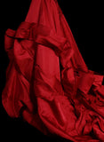 Retro Ball Gown Strapless Red 60s Prom Dresses Fashion Evening Gowns Long Formal Party Dress HZ0311