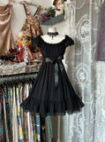 Vintage A line Little Black Dress Mini Hoco Gowns Short Homecoming Dresses Party Gown HZ0311