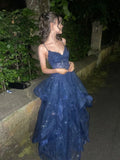 Modest long A line sweetheart dark burgundy sequins prom dress Formal Party Gown HZ0311