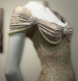Vintage A line Sweetheart Blue Lace Long Prom Dresses Elegant Evening Gowns Dance Outfits HZ0311