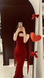 Customized Special Occasion Dress Mermaid Burgundy Strapless Prom Dresses With Scarf Party Dress Evening Dresses HZ0311