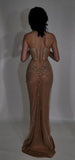 Luxurious Mermaid Crystal Beaded Embroidered Corset Prom Dress 20th Birthday Outfits HZ0311
