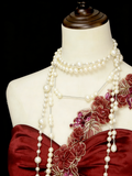 Vintage Fashion Night Aesthetic Mermaid One Shoulder Burgundy 80s 70s 90s College Formal Outfit Long Prom Graduation Dresses HZ0311