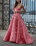 Customize Pink A-Line Prom Dress Crystal Embellished Party Dress Women Graduations Gowns For Teens High Schools HZ0311
