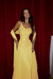 Modest Jewel Spaghetti Strap Sheath Prom Dress with Rhinestone Semi Formal Dress HZ0311