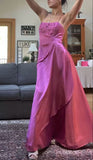 Strapless A Line Formal Dresses Long Evening Dress Woman Elegant Prom Dress HZ0311