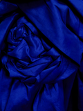 Modest Night Aesthetic Mermaid Strapless Royal Blue College Formal Outfit Long Prom Graduation Dresses For Teens HZ0311