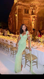 Elegant Mermaid Sweetheart Sequin Mint Green Prom Dresses For Teens Formal Dress Party Outfits Prom Gown HZ0311