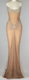 Luxurious Mermaid Crystal Beaded Embroidered Corset Prom Dress 20th Birthday Outfits HZ0311