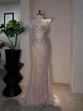 Modest Senior Prom Dresses High Schools Inspiration Mermaid Sweetheart Sequins Long Semi Formal Grad Prom Dress For Teens HZ0311