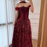 Customized Special Occasion Dress Long Sequins Prom Dresses Luxury Dress Sharon Happy Evening Dresses HZ0311