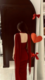 Customized Special Occasion Dress Mermaid Burgundy Strapless Prom Dresses With Scarf Party Dress Evening Dresses HZ0311