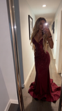 Sexy Prom Dresses Inspiration Mermaid Spaghetti Strap Champagne Semi Formal Party Dress For Teens High Schools HZ0311
