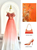 Classy Prom Dresses Inspiration A line Off The Shoulder Coral Pink Tulle Semi Formal Dance Grad Prom Dresses For Teens High Schools HZ0311