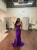 Modest Mermaid Sweetheart Hot Pink With Beaded Long Formal Prom Evening Dress Dinner Outfits Party Gowns For Black Girls HZ0311