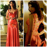 Elegant Mermaid Cowl Neck Satin Red Long Formal Prom Evening Dress Dinner Outfits Party Gowns HZ0311