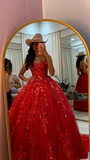 Classy Ball Gown Sweetheart Lilac Tulle Appliques Prom Dresses Party Dress Long Evening Dresses HZ0311
