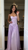 Elegant Mermaid Spaghetti Straps Chiffon Pink Long Prom Dresses Formal Party Gowns Vestidos De Dia HZ0311