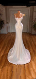 Modest Mermaid Sweetheart Pearls White Prom Dresses With Beads Gem Lilac Evening Party Formal Gown 20th Birthday Outfits HZ0311