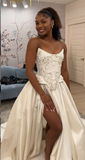 Timeless A Line Lace Up Back Strapless Wedding Dresses simple Bridal Gowns long Beautiful Bridal Gown HZ0311