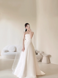 Women¡¯s Ball Gown Strapless Bridal Wedding Dresses With Pearls Floor Length Brides Gown for Bride HZ0311