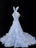 Sequin Prom Dress Aesthetic Mermaid Strapless With Pleated Style Impress Tulle Long Prom Dresses Party Formal Gowns HZ0311