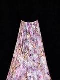 Floral Prom Dress Aesthetic A line Sweetheart With Cape Chiffon Style Impress Long Prom Dresses Party Formal Gowns HZ0311