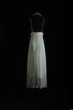 Retro High Low Spaghetti Strap 90s With Beads Tea Length For Women Party Dresses Long Formal Prom Dress 20th Birthday Gowns HZ0311