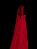 Modest Prom Dress Aesthetic A line Sweetheart With Cape Style Impress Chiffon Long Prom Dresses Party Formal Gowns HZ0311