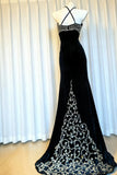 Unique Mermaid Halter Back With Split Side Beaded Bodice For Women Long Prom Dress 20th Birthday Gowns HZ0311