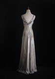 Vintage Prom Dresses 90s Formal A line Sweetheart Straps With Beadings Long Party Gowns Prom Dresses HZ0311