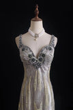 Vintage Prom Dresses 90s Formal A line Sweetheart Straps With Beadings Long Party Gowns Prom Dresses HZ0311