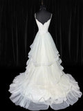 Ethereal Wedding Gowns Brides Dresses Ball Gown Spaghetti Strap For Bride Tulle White Petite/Plus Size Bridal Gown With Lace For Women HZ0311