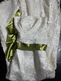 Timeless Women's Mermaid Strapless Sleeveless White Lace Long Vintage Fitted 1920s Wedding Dresses HZ0311