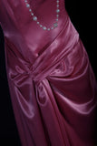 Simple Prom Dress Women Spaghetti Straps Pink A line Long Formal Dance Evening Party Gowns HZ0311