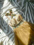 Vintage A line V Neck Champagne Tulle Hoco Gowns Short 16th Birthday Dress Homecoming Dresses Cocktail Gown HZ0311