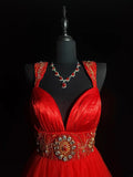Vintage Ball Gown Sweetheart Red Tulle Hoco Gowns Short 16th Birthday Dress Homecoming Dresses Cocktail Gown HZ0311