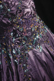 Vintage 90s Prom Dresses Women Mermaid Spaghetti Straps Dusty Grape Taffeta Long Formal Dance Evening Party Gowns HZ0311