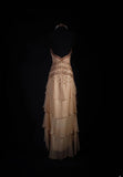Vintage 90s Prom Dresses Women High Low Chiffon With Beaded Formal Dance Evening Party Gowns HZ0311