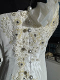 Timeless Long Wedding Gowns 70s Ideas Classy Dresses Mermaid Sweetheart Bohemian Style for Bride With Lace Corset Fitted Petite/Plus Size Bridal Gown HZ0311