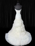 Dream Long Wedding Gowns 70s Unique Dresses Mermaid Sweetheart Bohemian Style for Bride With Lace Fitted Petite/Plus Size Bridal Dress HZ0311