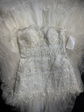Dream Long Wedding Gowns 70s Unique Dresses Mermaid Sweetheart Bohemian Style for Bride With Lace Fitted Petite/Plus Size Bridal Dress HZ0311