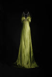 Vintage A Line Halter Green 2000s Prom Dress Inspo For Women Girls Formal Party Gowns Long Formal Dresses HZ0311