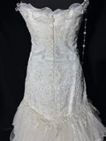 Dream Long Wedding Gowns 70s Unique Dresses Mermaid Sweetheart Bohemian Style for Bride With Lace Fitted Petite/Plus Size Bridal Dress HZ0311