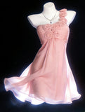Vintage A Line One Shoulder Pleated Ruffles Cocktail Dress Hoco Gowns Short Homecoming Dresses Hoco Gown HZ0311