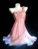 Vintage A Line One Shoulder Pleated Ruffles Cocktail Dress Hoco Gowns Short Homecoming Dresses Hoco Gown HZ0311