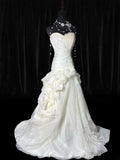 Dream Long Wedding Gowns 50s Vintage Dresses Mermaid Sweetheart Bohemian Style for Bride With Lace Fitted Bridal Dress HZ0311