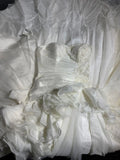 Dream Long Wedding Gowns 50s Vintage Dresses Mermaid Sweetheart Bohemian Style for Bride With Lace Fitted Bridal Dress HZ0311